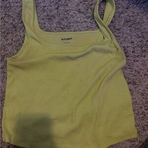Old Navy Women's Lime Green Tank Top